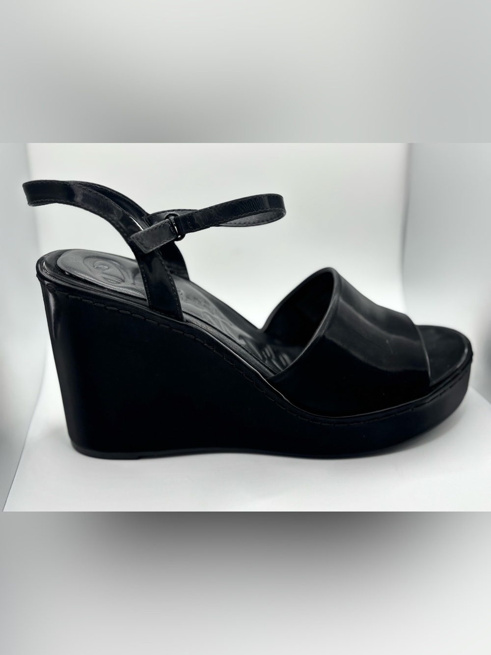 Olivia Miller Magnetic Women’s Wedge Sandals Size 10 Black New